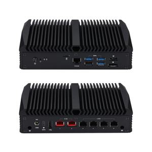 Qotom Q10900H6 미니 PC N100 N305 N150 N355, 2개의 Marvell AQC113 10기가비트 LAN, 4개의 Intel I226-V 2.5기가비트 LAN 미니 컴퓨터