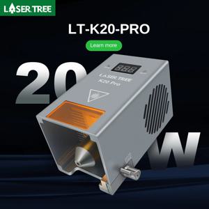 레이저 트리 10W 20W 30W 40W 광학 전력 레이저 헤드, 공기 보조 TTL 블루 라이트 모듈, 레이저 DIY 절단 조각 도구