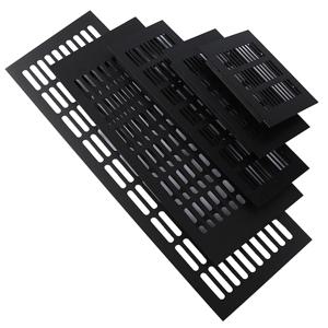 1pc 환기 그릴 150mm 알루미늄 직사각형 캐비닛 옷장 공기 환기 그릴 환기 커버 그릴 환기 가구 부품