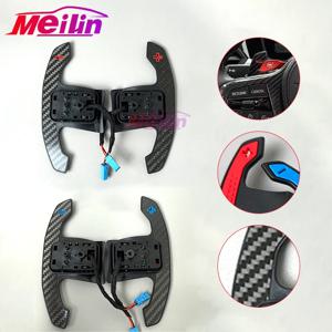 BMW F30 F31 F32 F10 F20 F15 F16 G30 G20 스티어링 휠 확장 액세서리 용 탄소 섬유 패들 시프터 기어 시프트 시프터