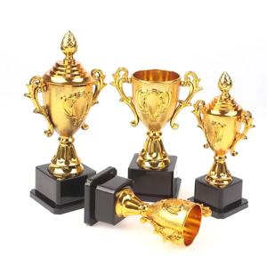 골드 어워드 트로피 플라스틱 모델 댄스 경연 대회 작은 상금 컵 어린이 공예 기념품 우승자 상 트로피 장난감