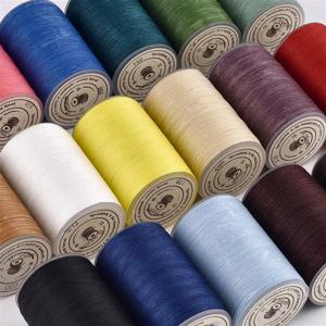 160mm 폴리 에스터 왁스 라인 가죽 공예 바느질 왁스 스레드 코드 0.35mm 라운드 가죽 바느질 왁스 스레드 DIY 목걸이 팔찌