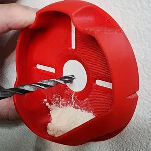 3D 프린트 드릴 먼지 수집기 맞춤형 재사용 가능 임팩트 해머 전동 공구용 가정 작업장 방진 액세서리