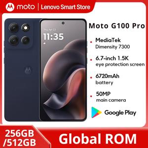모토로라 모토 G100 프로 스마트폰 글로벌롬 디멘시티 7300 6.7인치 1.5K pOLED 120Hz 디스플레이 50MP 카메라 6720mAh 휴대폰