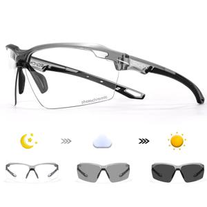 SCVCN Photochromic 사이클링 안경 UV400 야외 스포츠 러닝 안경 남자 MTB 사이클링 선글라스 여성 도로 자전거 안경