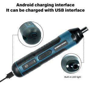 1300mAh 충전식 무선 전동 드라이버 세트 3.6V 파워 드라이버 드릴 4단 토크 스크류 드라이버 가정용 수리 도구
