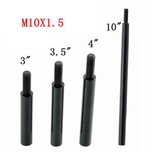 3'' 3.5'' 4'' 10'' 알루미늄 기어 노브 익스텐더 연장 레버 수동 변속기 로드 M10X1.5 M10X1.25 M12X1.25