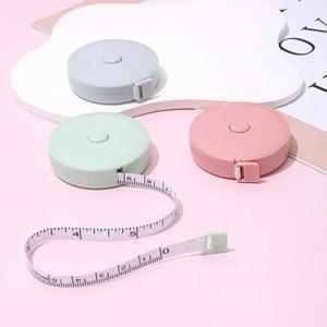부드러운 줄자 미니 줄자 플라스틱 자 롤 테이프 정확한 측정 DIY 보석 제작 액세서리 레진 공예 도구