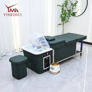 90리터 물 저장 탱크 일본식 헤드 스파 장비 배관 없음 마사지 샴푸 침대