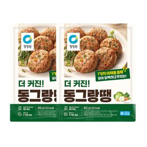 청정원 더커진 동그랑땡 450g 2개