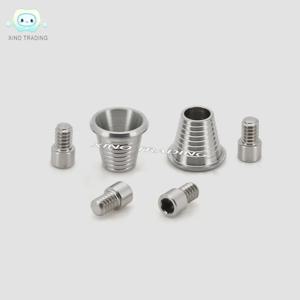 6세트 치과용 MUA 임시 보철물 아버트먼트 멀티 유닛 티타늄 베이스 (MIS 스트라우만 노벨 오스템 CAD CAM 티베이스 메탈용)
