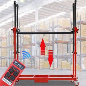 휴대용 하중 350kg 실내 다중 모델 접이식 전동 스캐폴딩 리프트 스캐폴드 플랫폼 (리모컨 포함)
