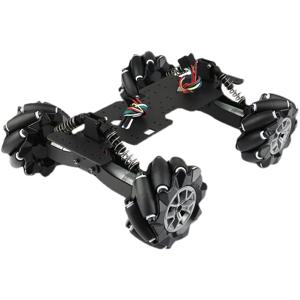 전방향 메카넘 휠 RC 로봇 자동차 아두이노 로봇 DIY 키트용 조절식 서스펜션 섀시 PS2 핸들 프로그래밍 가능 키트