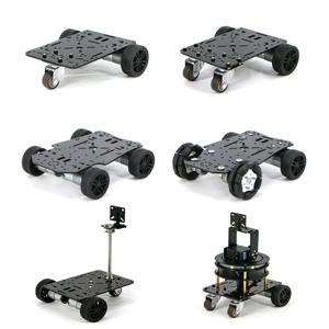 2WD 3WD 4WD 모든 종류의 자동차 섀시 310 엔코더 모터 고무 캐스터 휠 2 자유도 회전 짐벌 프로그래밍 가능 로봇 자동차 DIY 키트