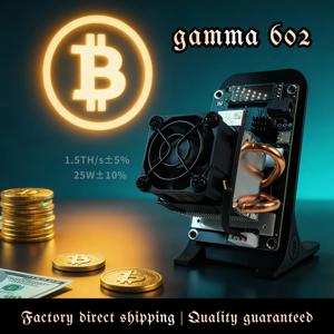 Bitaxe Gamma 601/602 비트코인 ​​솔로 채굴기 1.7~1.8TH/s – 오픈 소스 로터리 마이너 오버클럭 가능 ASIC, 개인용 암호화폐 채굴 장치