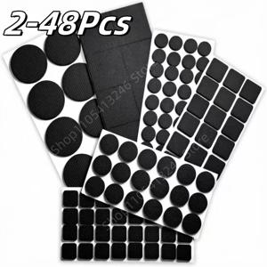 2/48Pcs 가구 안티 슬립 매트 범퍼 댐퍼 자체 접착 DIY 테이블 피트 프로텍터 바닥 보호 패드 EVA 미끄럼 방지 음소거 패드
