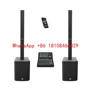 액티브 컬럼 메탈 휴대용 500W 고해상도 오디오 내구성 스피커 세트 (무대 및 소규모 행사 DJ용)