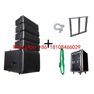 RQSONIC LA412D-COMBO 프로페셔널 오디오 PA 1000W 파워드 스피커 액티브 콘서트 스테이지 라인 어레이 스피커 사운드 시스템