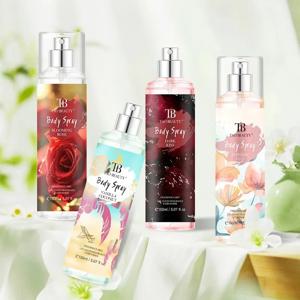 향수 스프레이는 은은한 꽃향과 과일향이 오래 지속되며, 알코올이 없는 향수 바디 스프레이입니다.
