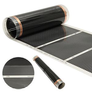 10/20/30/40cm 너비 전기 난방 필름 적외선 Underfloor 호일 온난화 매트 거실 220V 220W 바닥 난방 시스템 부품