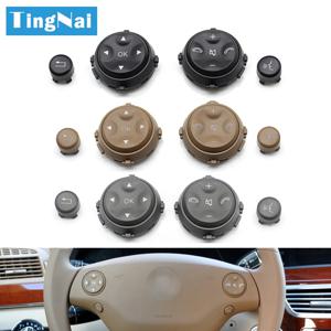 자동차 다기능 스티어링 휠 푸시 버튼 커버, 벤츠 W221 W216 S CL 클래스 S280 S300 S350 S400 S600 2006-2009