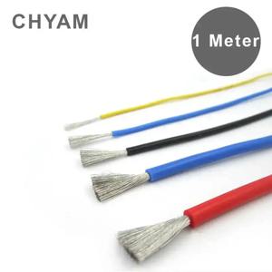 1 미터 실리콘 와이어 내열성 케이블 연질 실리콘 와이어 12AWG 14AWG 16AWG 18AWG 20AWG 22AWG 24AWG 26AWG 28AWG 30AWG