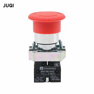 XB2-BS542 비상 정지 로터리 푸시 버튼 스위치 1NC 2NC 1NO/1NC 2 위치 잠금 22mm 버섯 헤드 버튼
