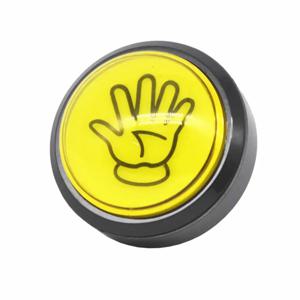 아케이드 버튼 LED 라이트 램프, 큰 원형 팜 아케이드 비디오 게임 플레이어, 푸시 버튼 스위치, 60mm