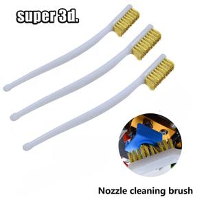 3D 프린터 클리너 도구 구리 와이어 칫솔 Ender 3 노즐 히터 블록 핫 엔드 청소 핫 침대 부품 용 구리 브러시 핸들