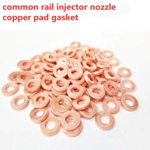 20 개 7x15mm EURO-III 커먼 레일 인젝터 노즐 디젤 인젝터 씰링, 디젤 펌프 수리 도구 부품 용 구리 패드 가스켓