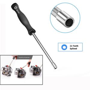 1pc 스크루 드라이버 기화기 조정 도구 Husqvarna 용 기화기 특수 키 125 135 136 137 141 142 235 236 355 435