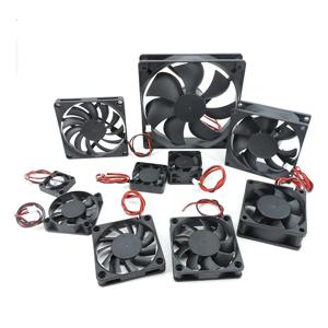 DC 5V 12V 24V 냉각팬 브러시리스 모터 케이스 저소음 40MM 50MM 60MM 70MM 80MM 90MM 120MM 3D 프린터용 2핀 컴퓨터 PC 케이스용