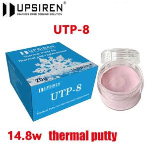 UPSIREN VGA GPU IC 프로세서용 열 퍼티, 급속 냉각 열 패드 교체, 열 차단 퍼티 액체 열 패드, UTP8