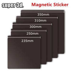 3M Adhersive180/220/235/250/310/350mm 자기 3D 프린터 베드베이스 Ender3 CR20 K1 Max 용 플레이트 테이프 구축 자기 스티커
