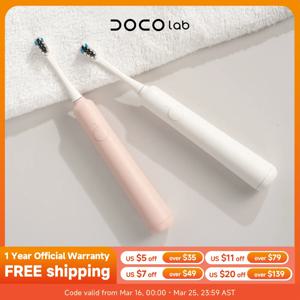 DOCOLAB 전동 칫솔 음파 진동 브러시 3단 모드 USB 충전 IPX7 방수 개인 관리 기기