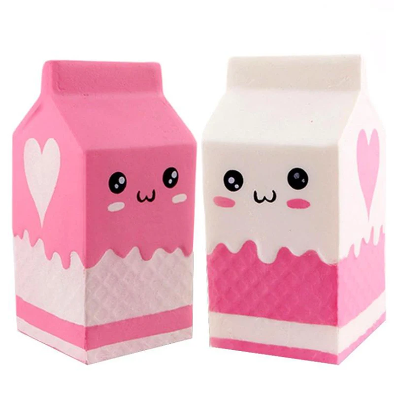 점보 우유 카톤 Squishy PU 시뮬레이션 시리즈 장난감 느린 부스트 크림 향기로운 소프트 짜기 장난감 안티 스트레스 아이 선물