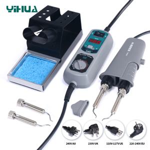 YIHUA 938D 휴대용 핀셋 납땜 스테이션 110V 220V 납땜 인두 스테이션 칩 디 솔더링 키트 세트 SMD 용접 장비