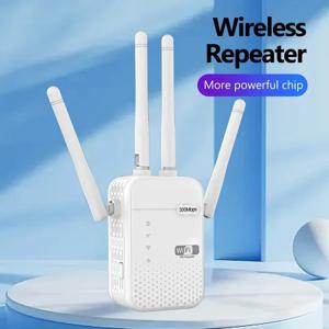 300Mbps WiFi 리피터 2.4G 무선 신호 확장기 802.11N 장거리 WiFi 부스터 증폭기 라우터 홈 네트워크 범위 확장기