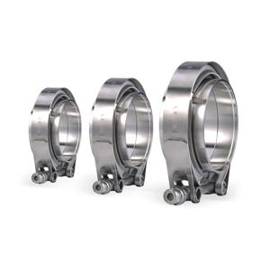 스테인리스 스틸 2.5' 3' 4' 퀵 릴리즈 V 밴드 클램프 63mm 76mm 터보 배기 파이프 V밴드 클램프 남성 여성 플랜지 V 클램프 키트