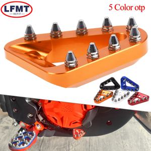 오토바이 액세서리 KTM XC XCF XCW SX SXF EXC EXCF TPi 6Day 250 300 350 2017-2023 용 CNC 후방 브레이크 페달 스텝 팁 플레이트