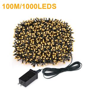 10M-100M LED 축제 조명 야외 LED 문자열 갈 랜드 빛 110V 220V DC24V 홈 가든 파티 신년 웨딩 장식