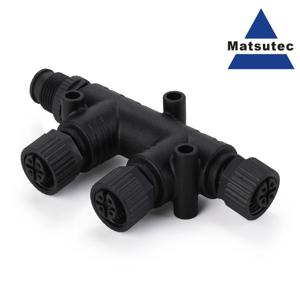 Matsutec NMEA2000 3 4 포트 6 포트 5 핀 M12 스레드, IP67 방수 NMEA 2000 (N2k) (티) T-커넥터, Garmin Lowrance Simrad