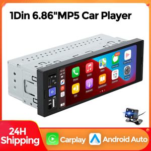 MEKEDE 자동차 라디오 Carplay 안드로이드 자동 MP5 범용 자동차 멀티미디어 플레이어 Autoradio HD 터치 스크린 FM BT 카메라 AUX