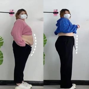 배형 체형 여성용 슬리밍 하이웨이스트 와이드 레그 팬츠 아이스 실크 캐주얼 여름 바지 애플형 플러스 사이즈 여성용 청바지