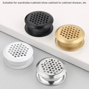 양면 원형 캐비닛 공기 덕트 통풍구 직경 35/50mm 스테인레스 스틸 루버 메쉬 플러그 장식 커버 환기