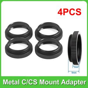 C-MOUNT 5mm 확장 어댑터 CCTV 카메라 현미경 카메라 액세서리 용 블랙 메탈 C-CS 마운트 어댑터 스페이서 링