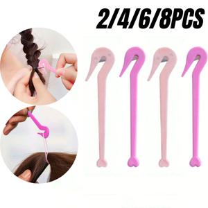 2/4/6/8Pcs 일회용 탄성 헤어 밴드 커터 여자 여자 포니 테일 리무버 머리띠 절단 도구 헤드웨어 컷 나이프 액세서리