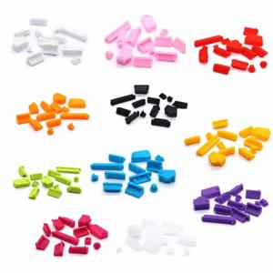16pcs 유니버설 실리콘 안티 먼지 플러그 커버 스토퍼 다채로운 방진 노트북 포트 수호자 노트북 컴퓨터 액세서리