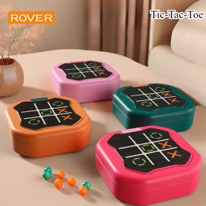 Tic-Tac-Toe 보드 보드 다기능 전자 게임 몬테소리 퍼즐 테이블 게임 체스 체스 세트 성인을위한 휴대용 어린이