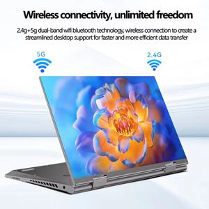 오우세디 2-in-1 태블릿 노트북 10.9인치 터치스크린 16GB DDR5 2TB SSD HD 카메라 백라이트 키보드 360 °   접이식 인텔 N95 노트북